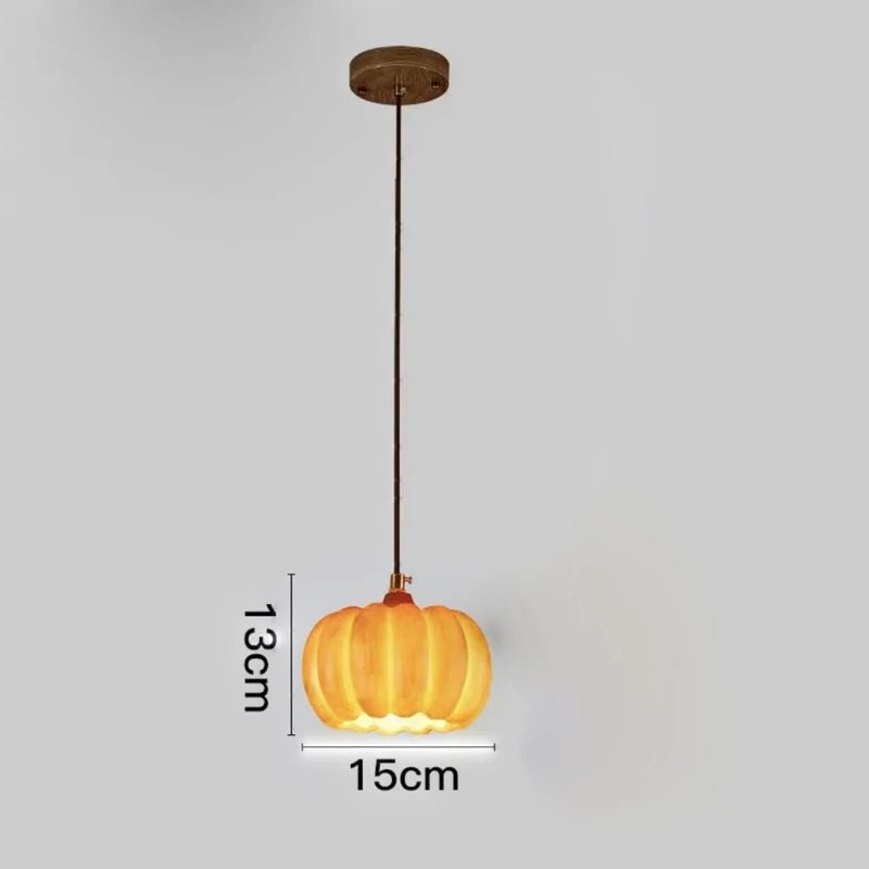 Whimsical NorDiem Pumpkin Pendant Light - Lumen Attic