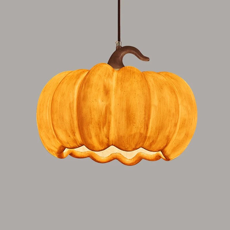 Whimsical NorDiem Pumpkin Pendant Light - Lumen Attic