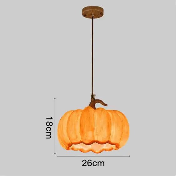 Whimsical NorDiem Pumpkin Pendant Light - Lumen Attic