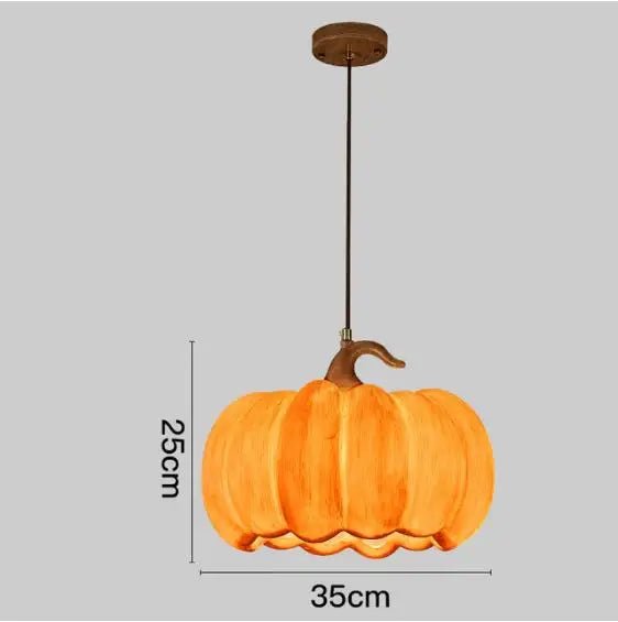 Whimsical NorDiem Pumpkin Pendant Light - Lumen Attic