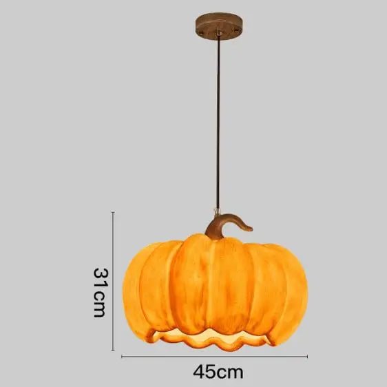 Whimsical NorDiem Pumpkin Pendant Light - Lumen Attic