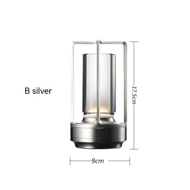 Whome Light Modern LED Lantern Sleek Touch Powered - Lumen Attic