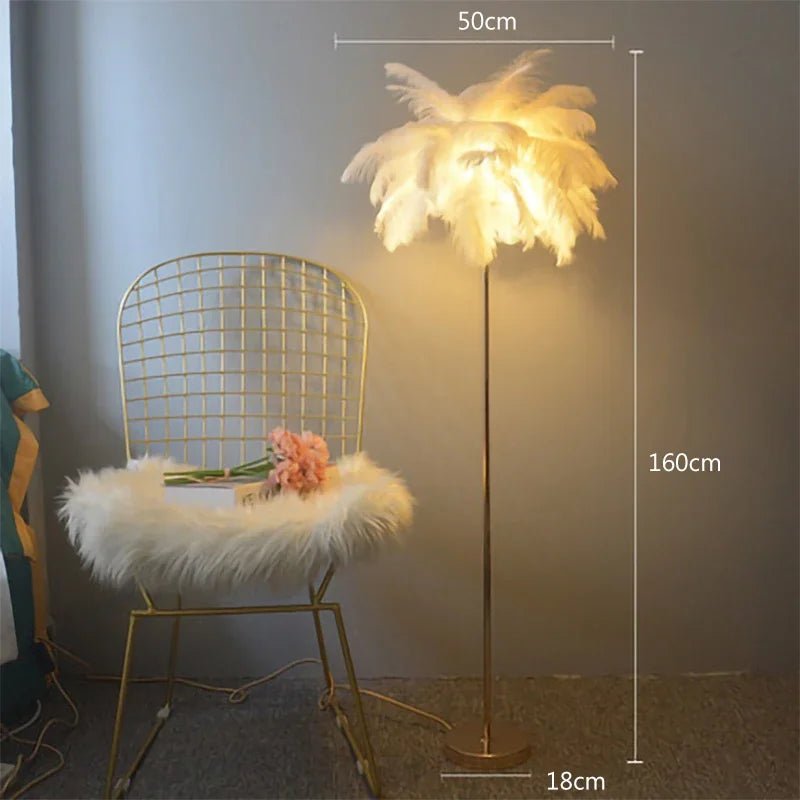 Wush Limited Serie Modern Feather Lamp - Lumen Attic