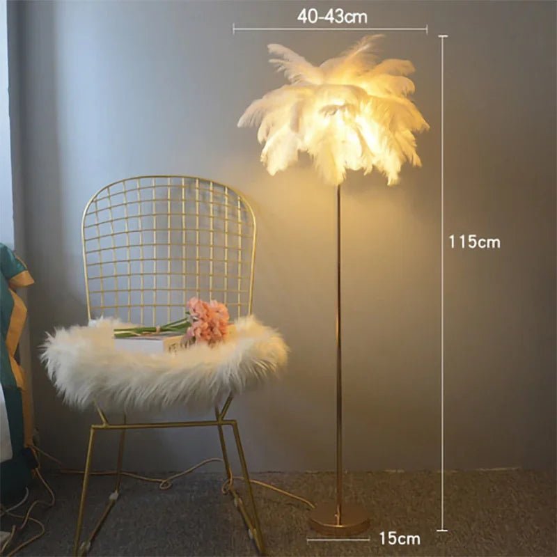 Wush Limited Serie Modern Feather Lamp - Lumen Attic