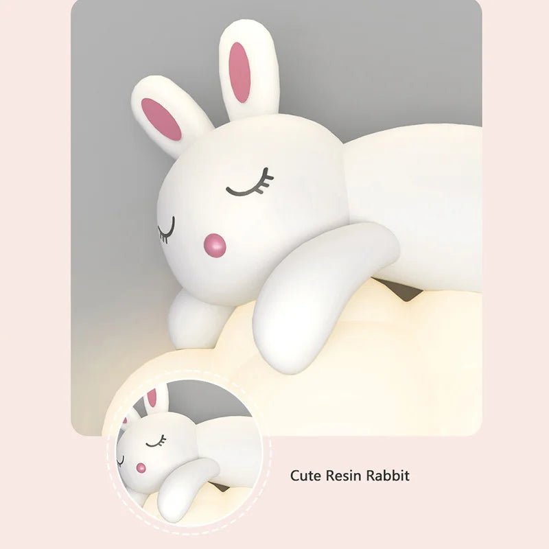 XUI Creative Bunny and Bear Cloud Wall Light - Lumen Attic