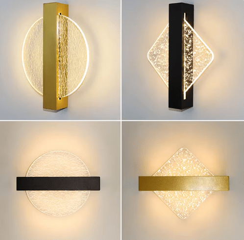 YICHENG Acrylic Modern LED Indoor Wall Light - Lumen Attic