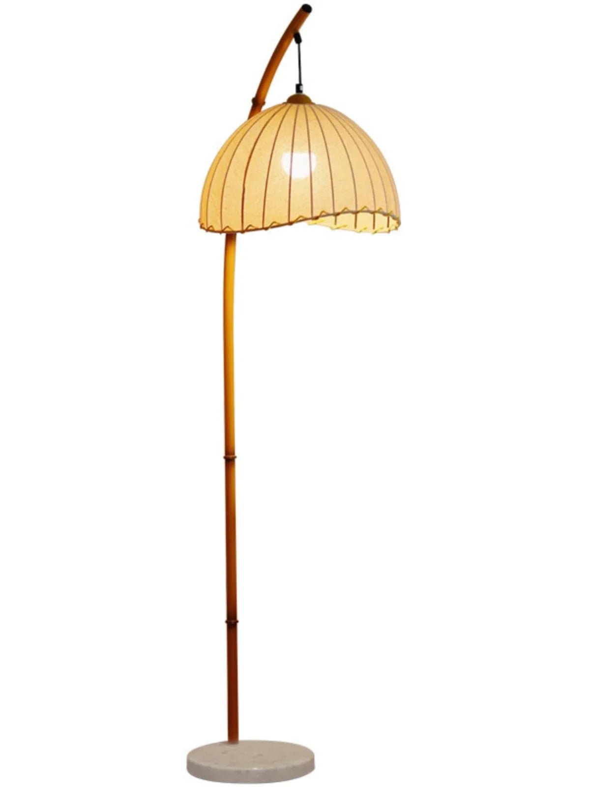 ZenithArc Elegant Bamboo Shape Floor Lamp - Lumen Attic