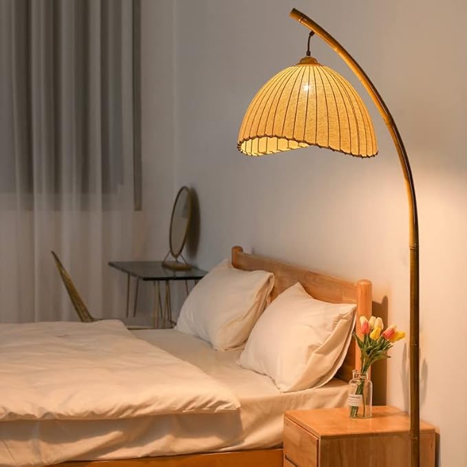 ZenithArc Elegant Bamboo Shape Floor Lamp - Lumen Attic