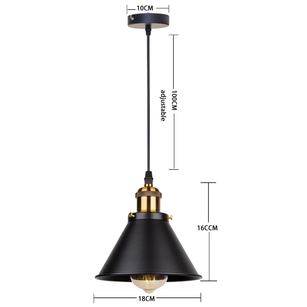 ZHAOKE Small Loft Style Pendant Lights - Lumen Attic