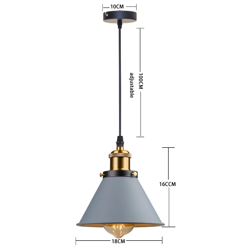 ZHAOKE Small Loft Style Pendant Lights - Lumen Attic