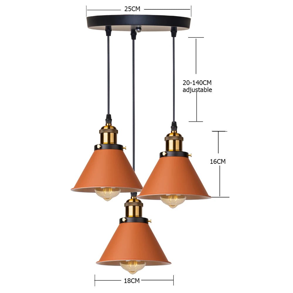 ZHAOKE Small Loft Style Pendant Lights - Lumen Attic