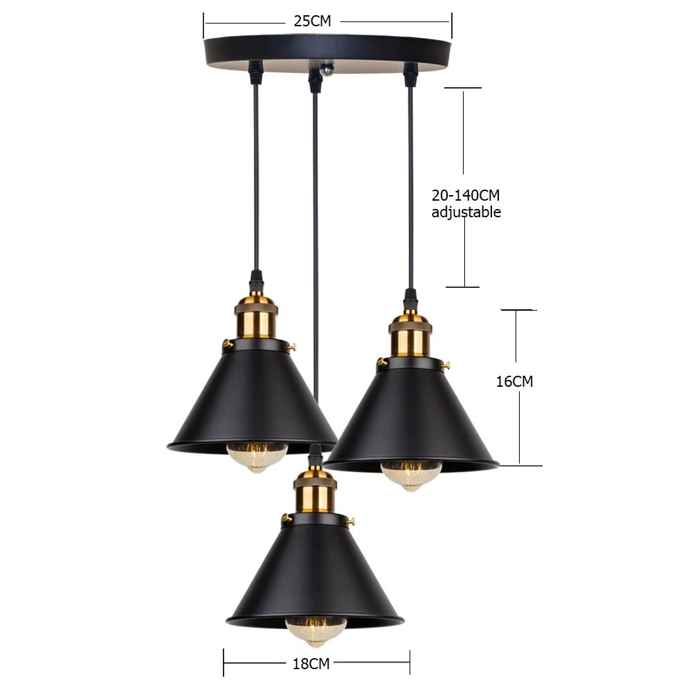 ZHAOKE Small Loft Style Pendant Lights - Lumen Attic