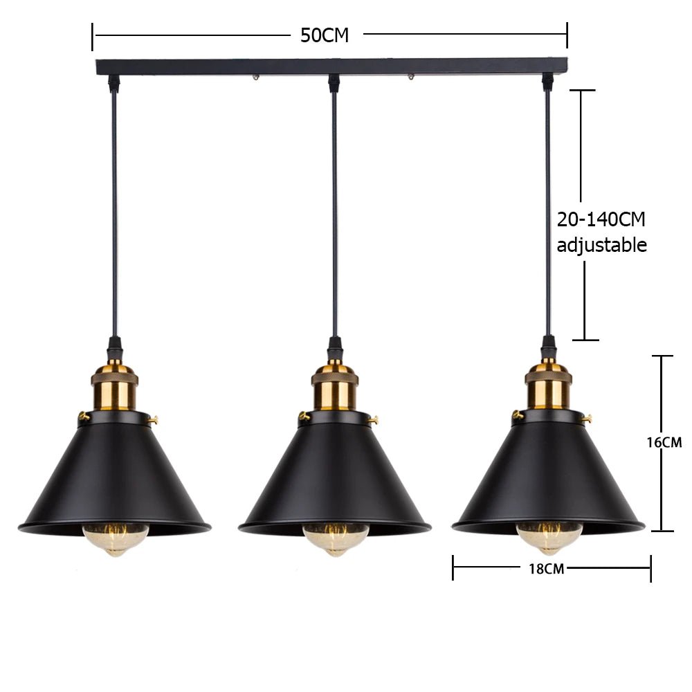 ZHAOKE Small Loft Style Pendant Lights - Lumen Attic