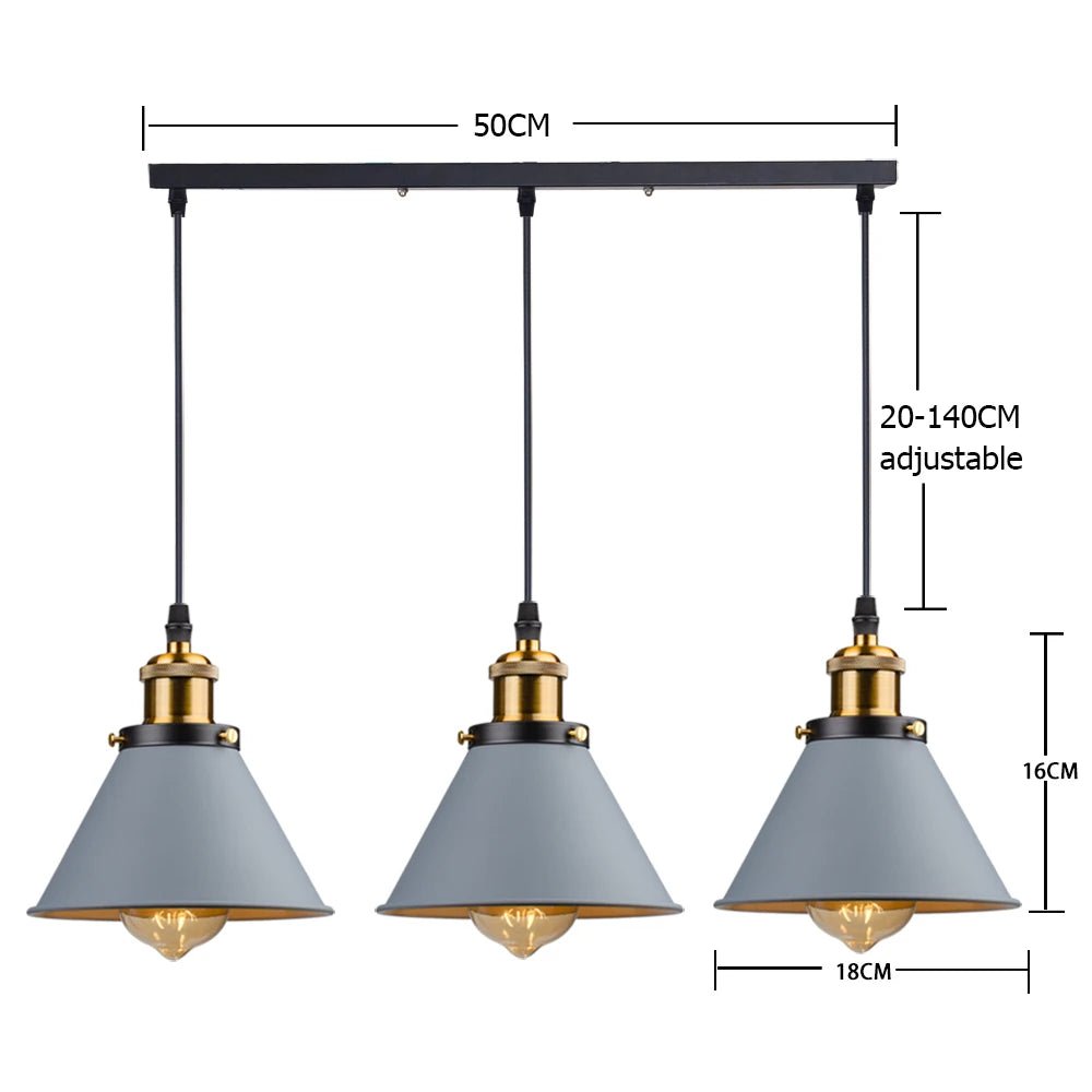 ZHAOKE Small Loft Style Pendant Lights - Lumen Attic