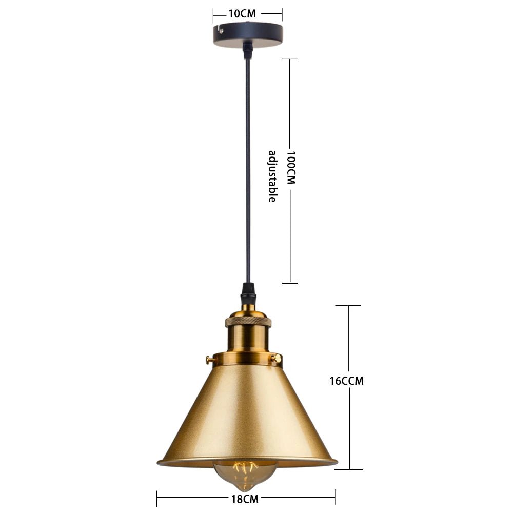 ZHAOKE Small Loft Style Pendant Lights - Lumen Attic