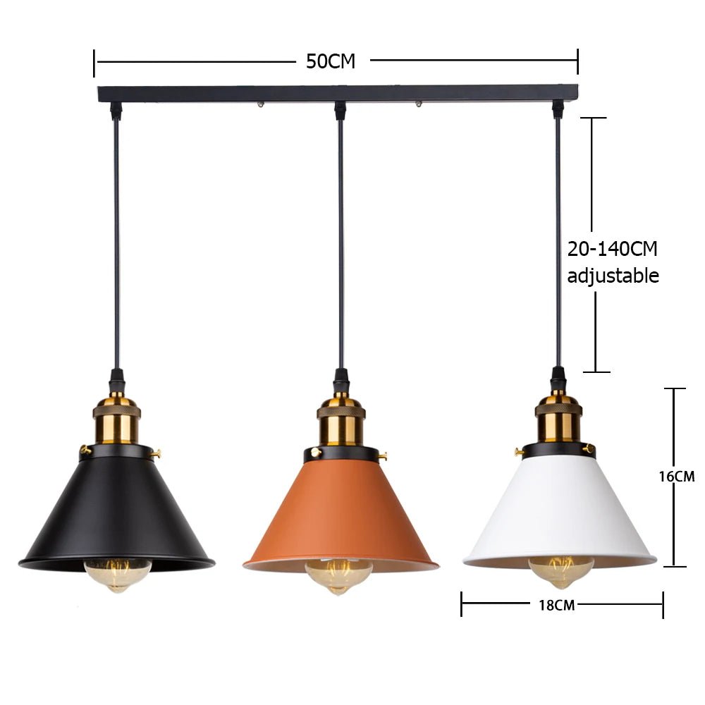 ZHAOKE Small Loft Style Pendant Lights - Lumen Attic