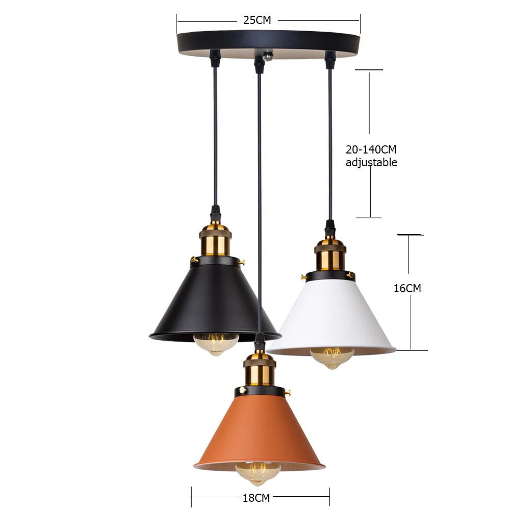 ZHAOKE Small Loft Style Pendant Lights - Lumen Attic