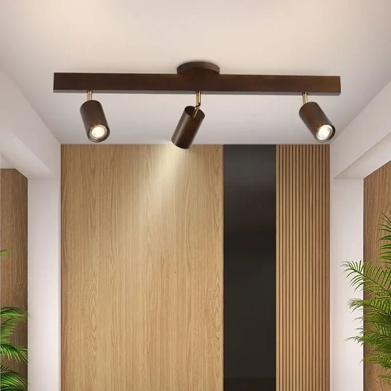 Zimu Timber Track LED Ceiling Spotlight - Lumen Attic