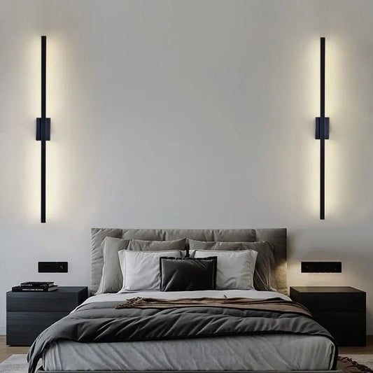 ZOSIMIO Modern Long Strip LED Wall Lamp - Lumen Attic