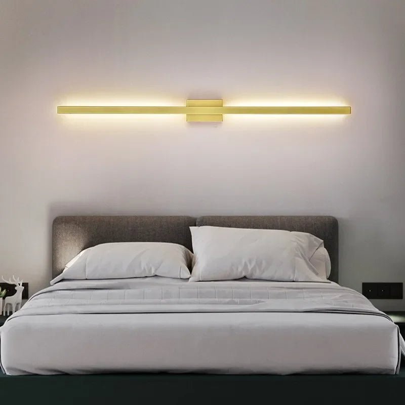 ZOSIMIO Modern Long Strip LED Wall Lamp - Lumen Attic